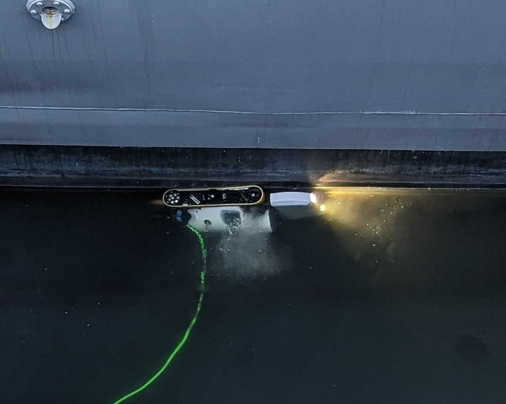 EverClean IQ Robot during Hull Inspection