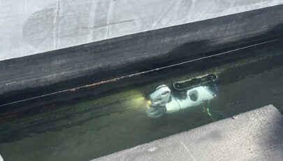 EverClean robot hull cleaning demonstration at Pearl Harbor