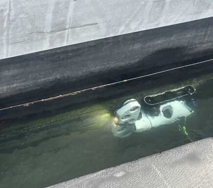 EverClean robot hull cleaning demonstration at Pearl Harbor